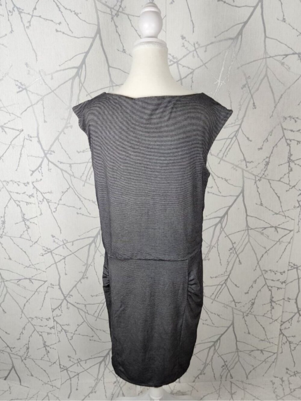 Athleta Microstripe Tencel Stretch Jersey Westwood Dress - Picture 4 of 6